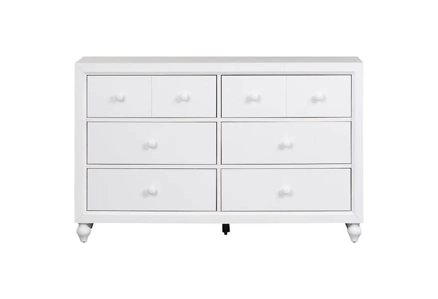 Cottage View 6 Drawer Dresser by Liberty Furniture at Esprit Decor Home Furnishings
